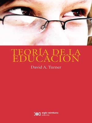 cover image of Teoría de la educación